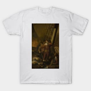 Christian IV Aboard his Flagship The Trinity by Nicolai Abildgaard T-Shirt